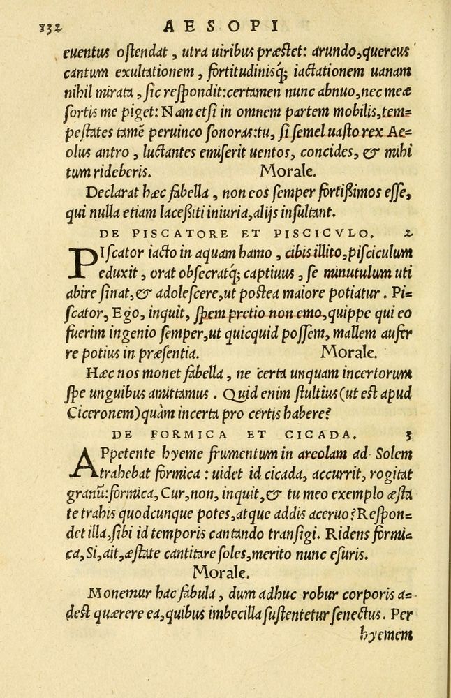 Scan 0136 of Aesopi Phrygis et aliorum fabulae