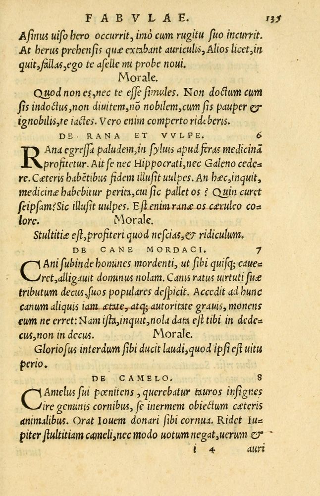 Scan 0139 of Aesopi Phrygis et aliorum fabulae