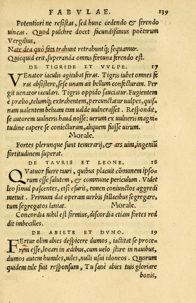 Scan 0143 of Aesopi Phrygis et aliorum fabulae