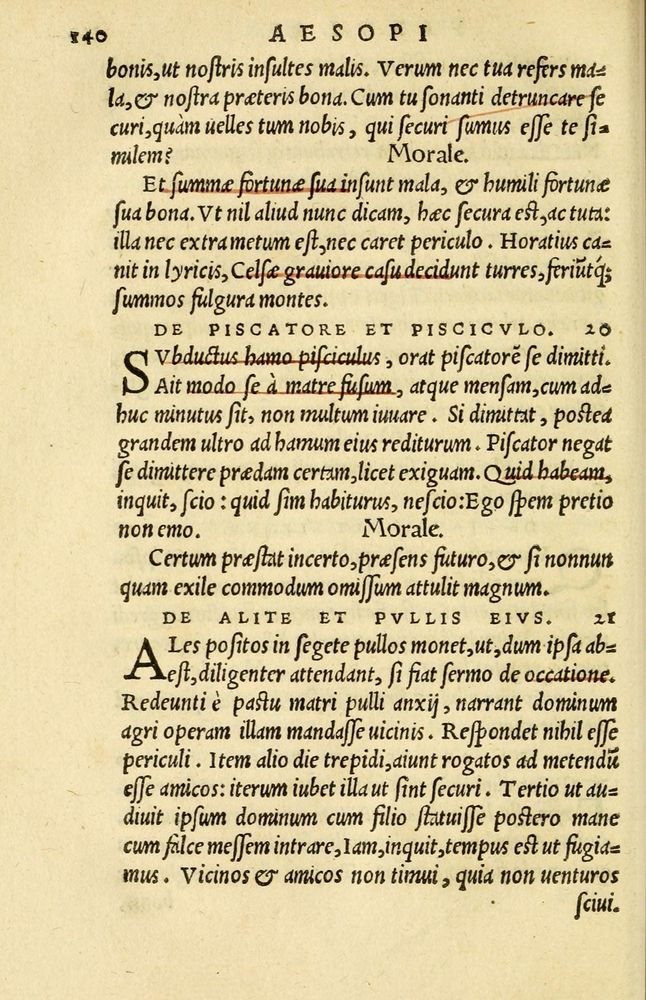 Scan 0144 of Aesopi Phrygis et aliorum fabulae