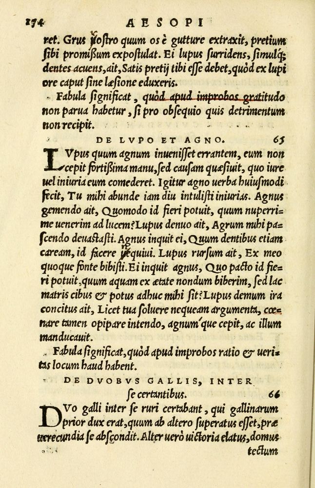Scan 0148 of Aesopi Phrygis et aliorum fabulae