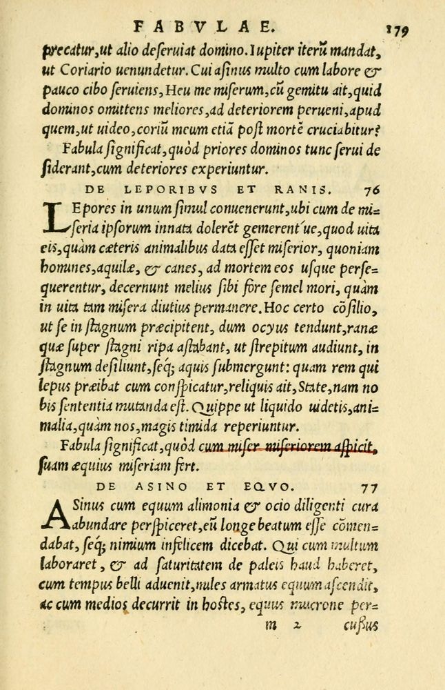 Scan 0153 of Aesopi Phrygis et aliorum fabulae