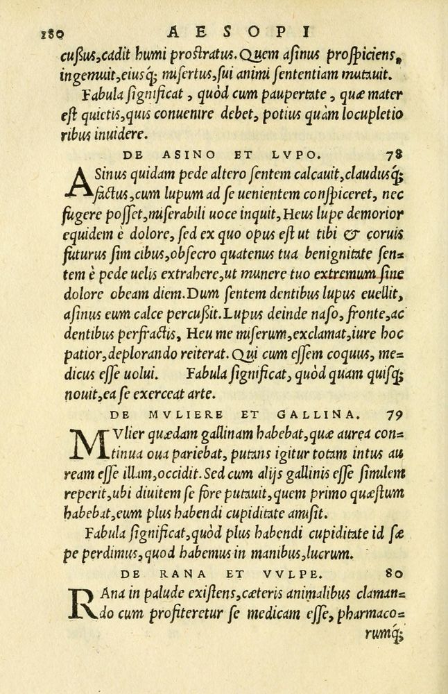 Scan 0154 of Aesopi Phrygis et aliorum fabulae