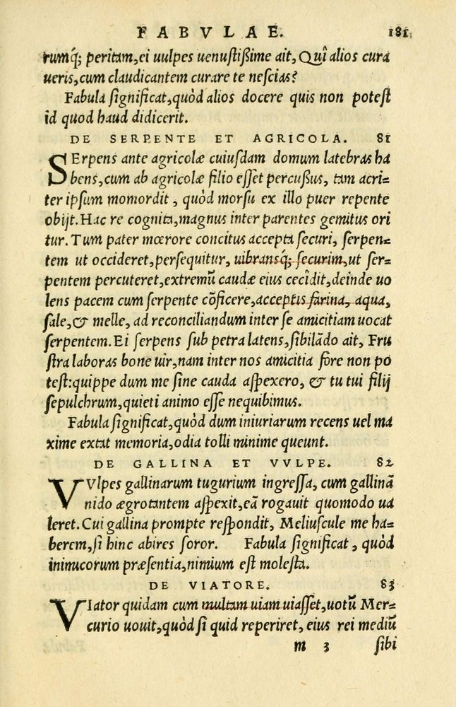 Scan 0155 of Aesopi Phrygis et aliorum fabulae
