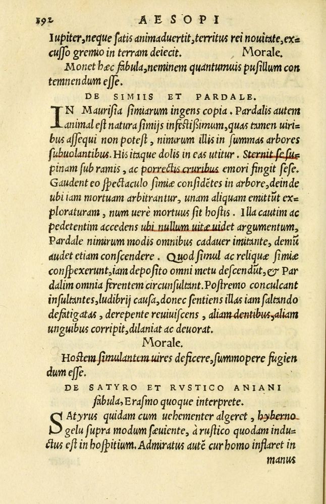 Scan 0166 of Aesopi Phrygis et aliorum fabulae