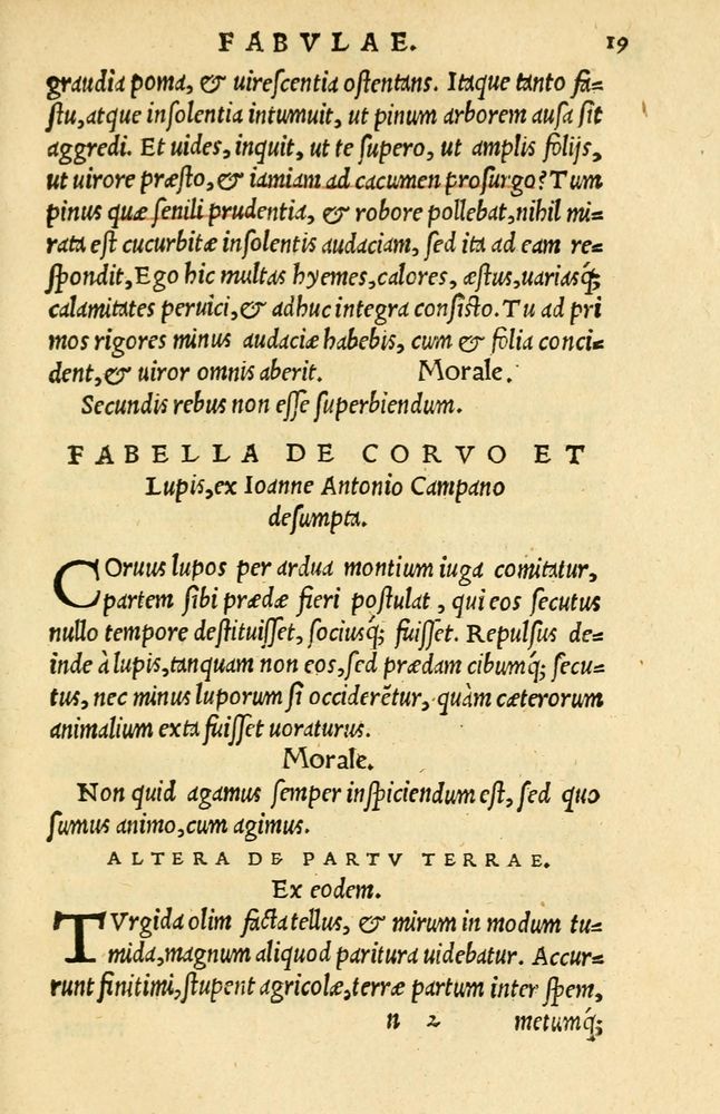 Scan 0169 of Aesopi Phrygis et aliorum fabulae