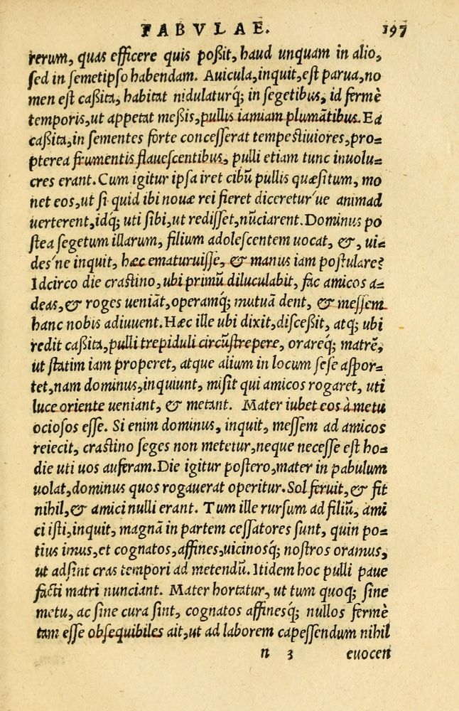 Scan 0171 of Aesopi Phrygis et aliorum fabulae