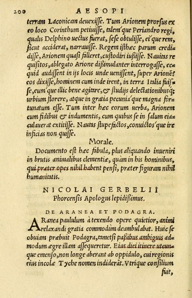 Scan 0174 of Aesopi Phrygis et aliorum fabulae