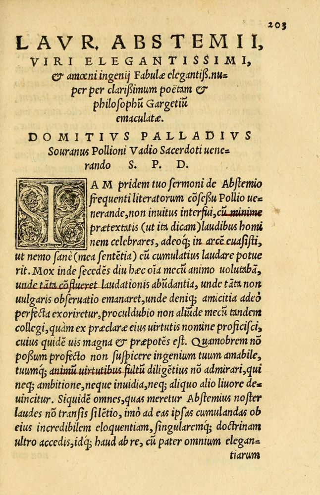 Scan 0177 of Aesopi Phrygis et aliorum fabulae