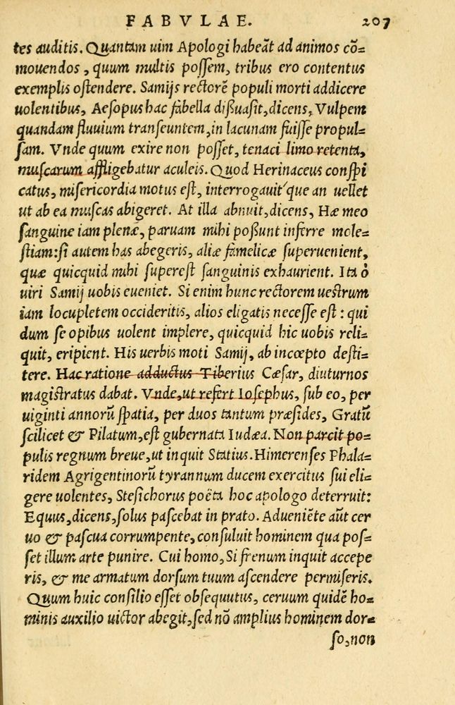 Scan 0181 of Aesopi Phrygis et aliorum fabulae