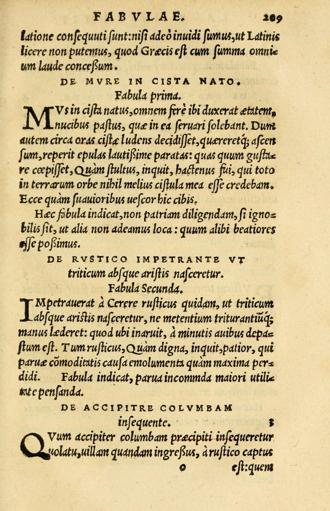Scan 0183 of Aesopi Phrygis et aliorum fabulae