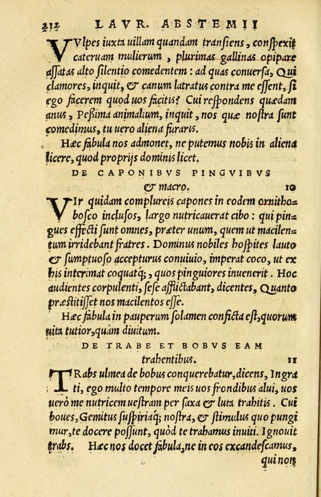 Scan 0186 of Aesopi Phrygis et aliorum fabulae
