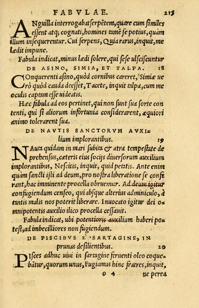 Scan 0189 of Aesopi Phrygis et aliorum fabulae