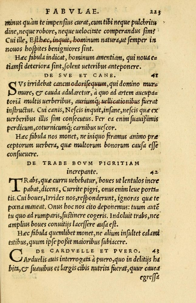 Scan 0197 of Aesopi Phrygis et aliorum fabulae