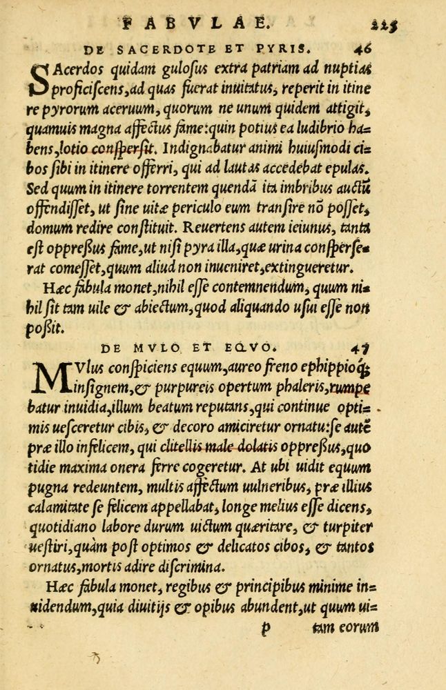 Scan 0199 of Aesopi Phrygis et aliorum fabulae