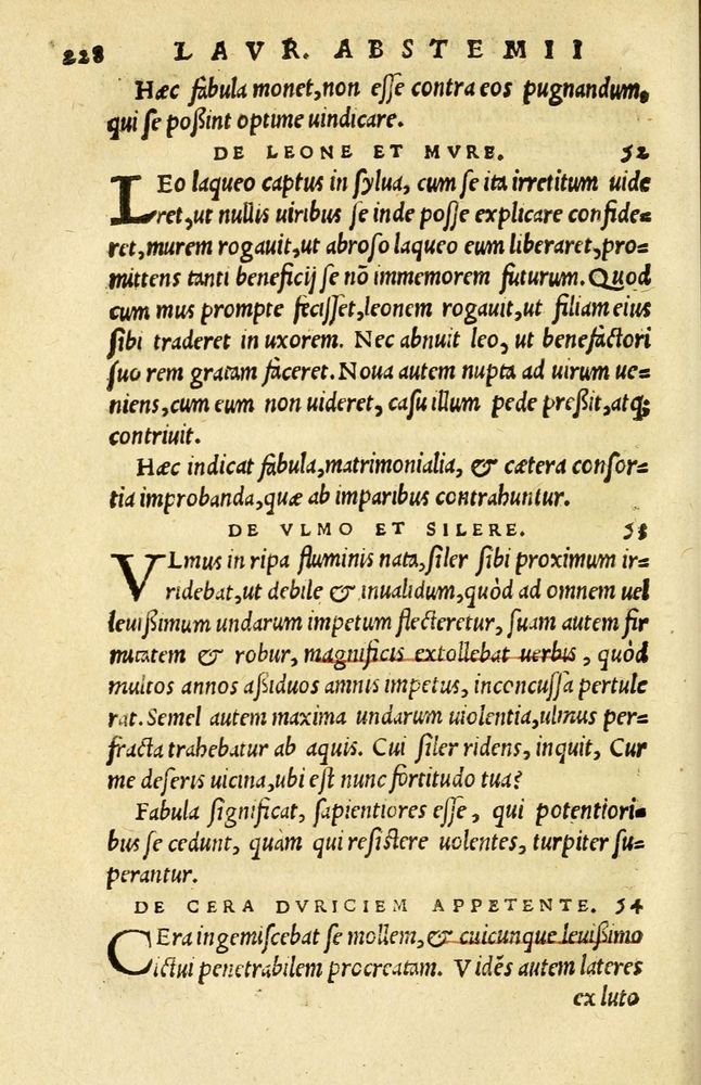 Scan 0202 of Aesopi Phrygis et aliorum fabulae