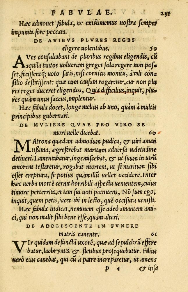 Scan 0205 of Aesopi Phrygis et aliorum fabulae