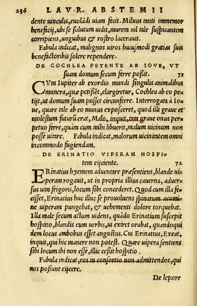 Scan 0210 of Aesopi Phrygis et aliorum fabulae