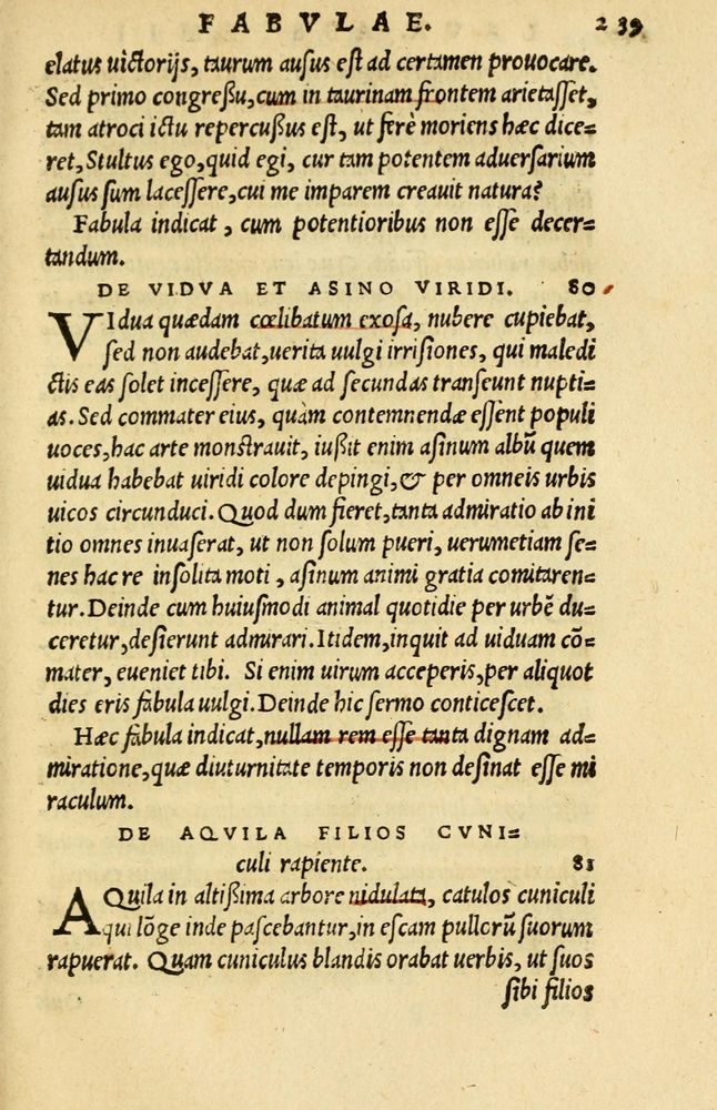 Scan 0213 of Aesopi Phrygis et aliorum fabulae