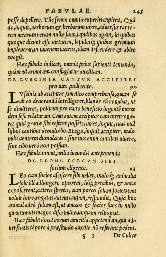 Scan 0219 of Aesopi Phrygis et aliorum fabulae