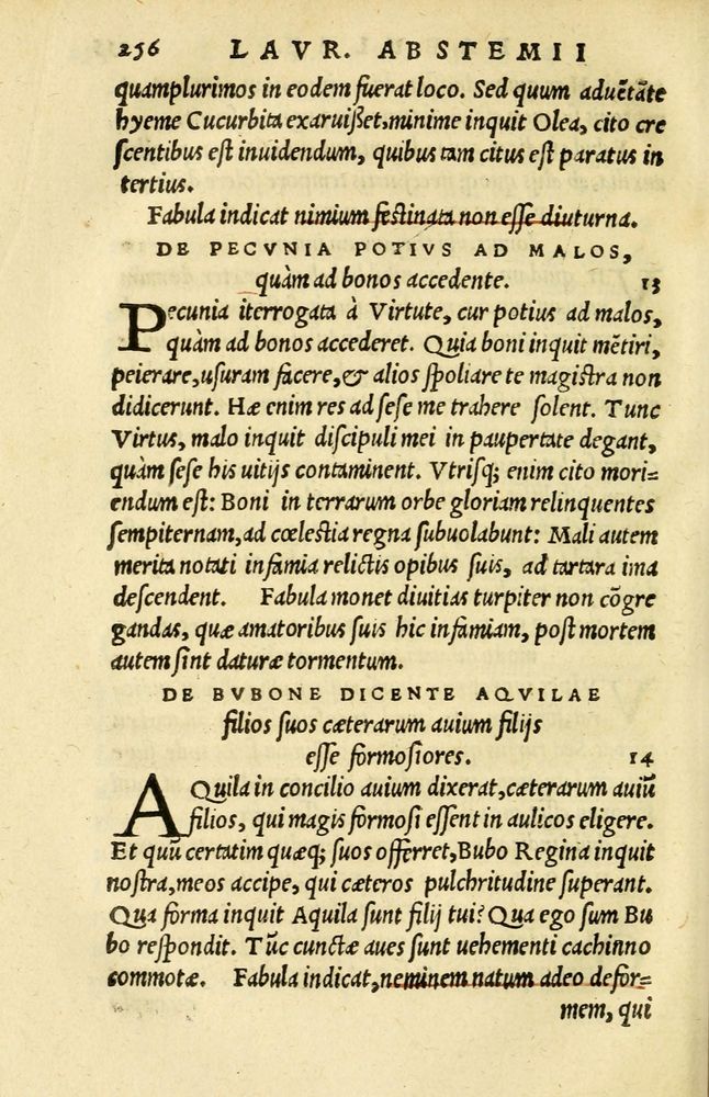 Scan 0230 of Aesopi Phrygis et aliorum fabulae