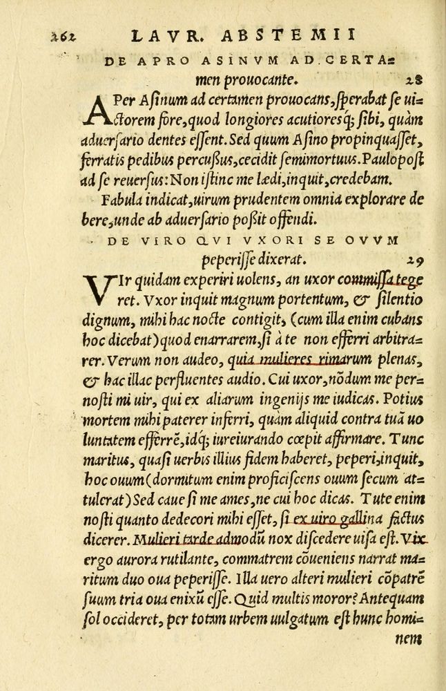 Scan 0236 of Aesopi Phrygis et aliorum fabulae