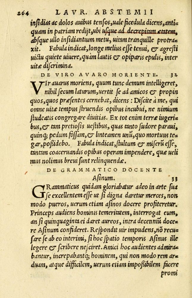 Scan 0238 of Aesopi Phrygis et aliorum fabulae