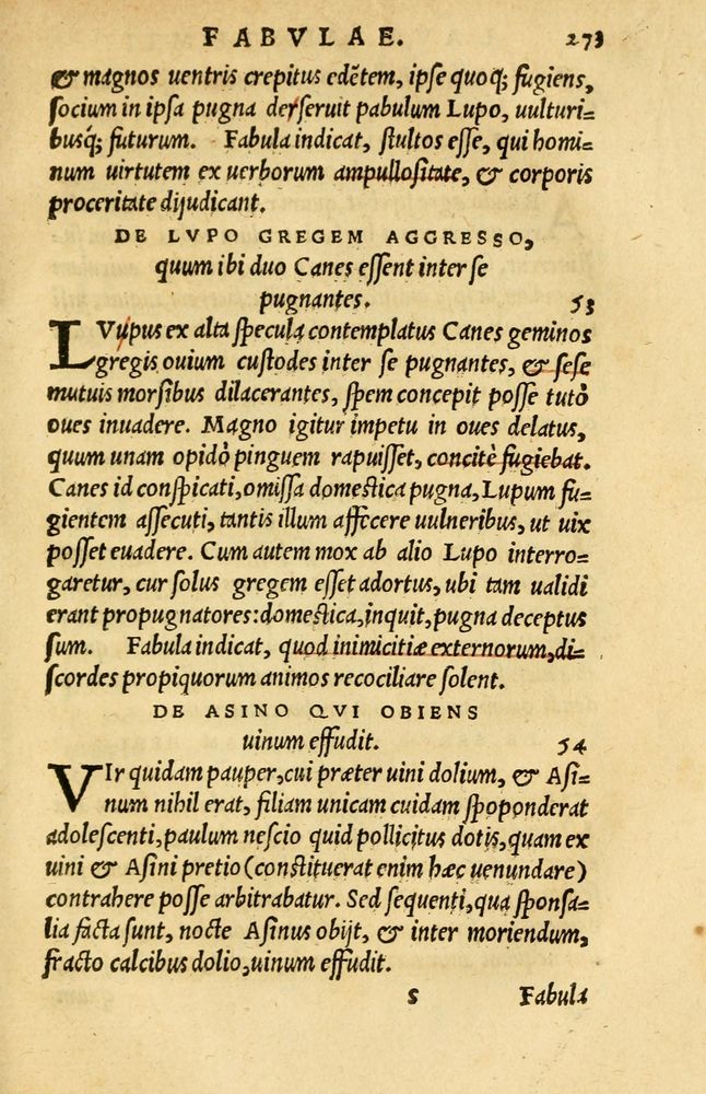 Scan 0247 of Aesopi Phrygis et aliorum fabulae