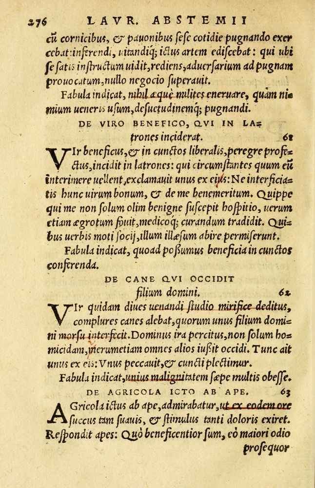Scan 0250 of Aesopi Phrygis et aliorum fabulae