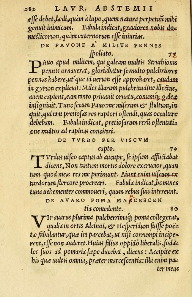 Scan 0256 of Aesopi Phrygis et aliorum fabulae
