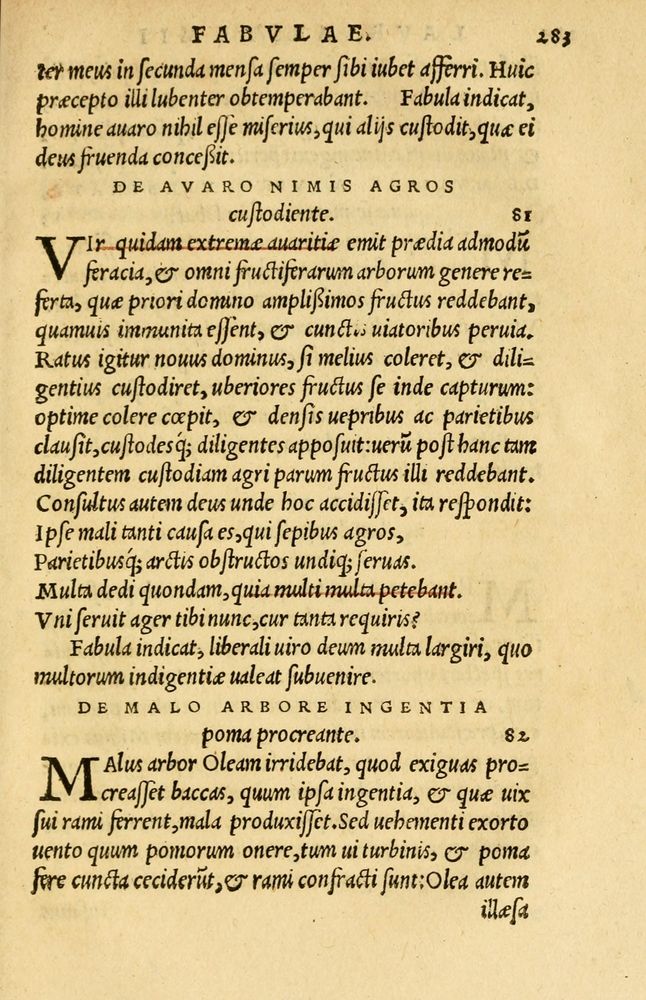 Scan 0257 of Aesopi Phrygis et aliorum fabulae