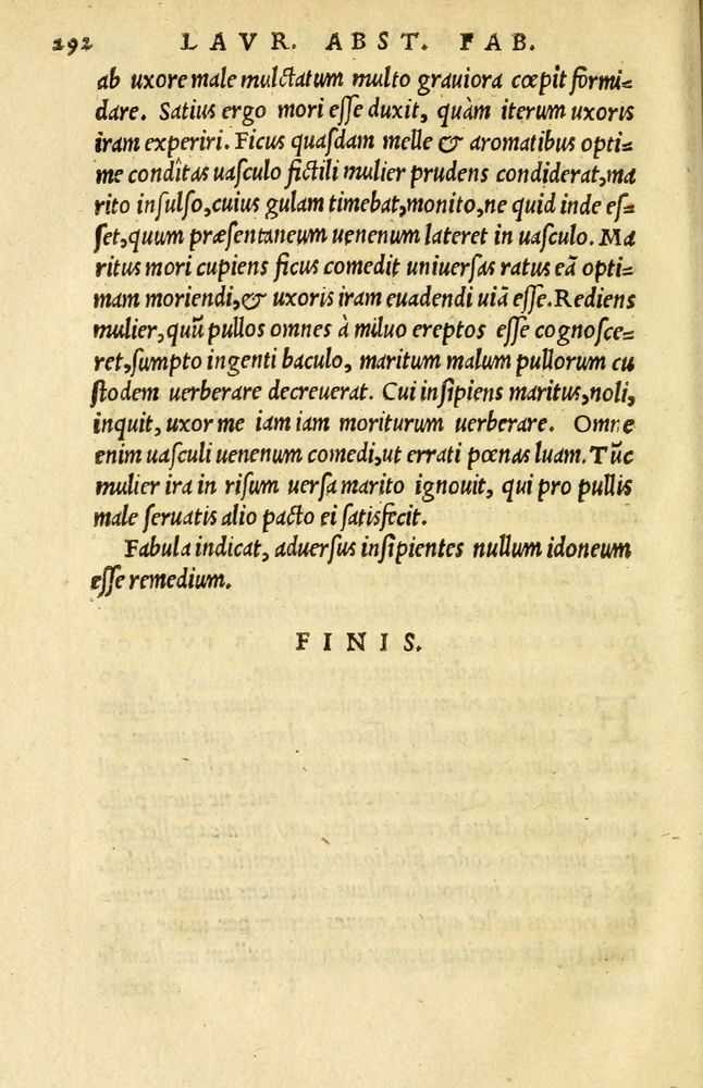 Scan 0266 of Aesopi Phrygis et aliorum fabulae