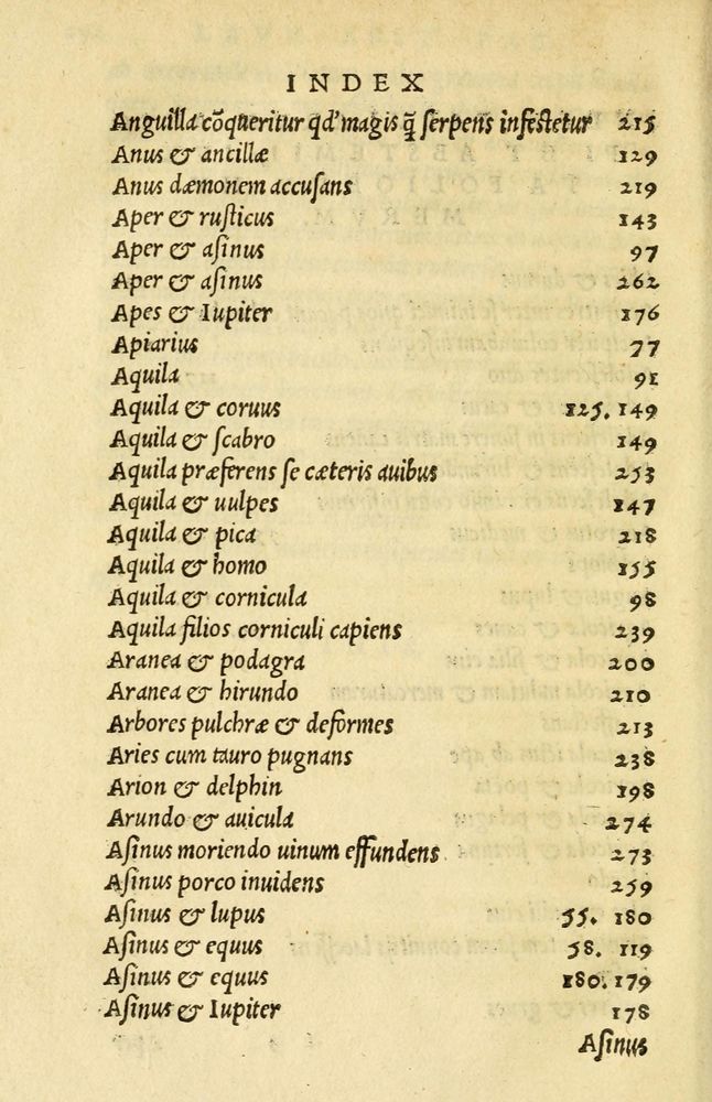 Scan 0268 of Aesopi Phrygis et aliorum fabulae