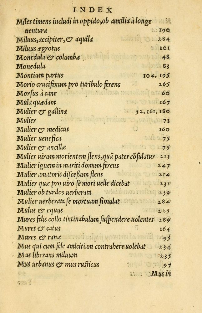 Scan 0277 of Aesopi Phrygis et aliorum fabulae