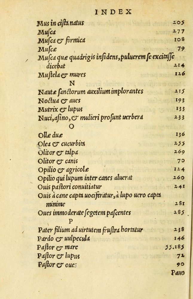 Scan 0278 of Aesopi Phrygis et aliorum fabulae