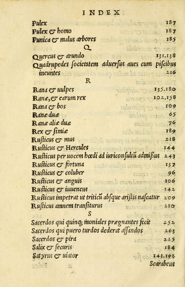 Scan 0280 of Aesopi Phrygis et aliorum fabulae