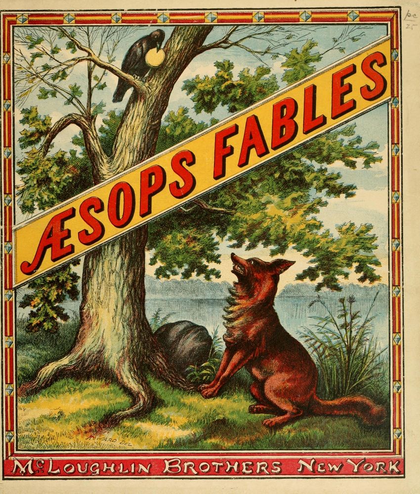 Scan 0001 of Aesops fables