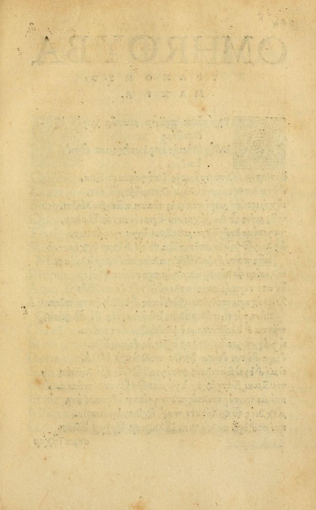 Scan 0269 of Aesopi Phrygis Fabellae Graece & Latine, cum alijs opusculis, quorum index proxima refertur pagella.