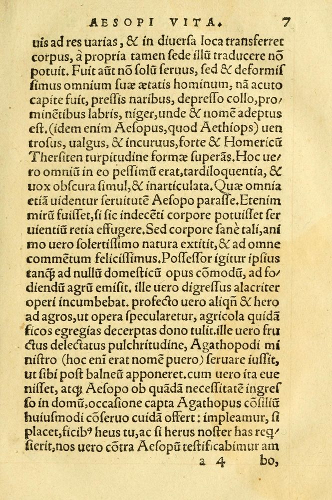 Scan 0011 of Aesopi Phrygis fabellae græce & latine
