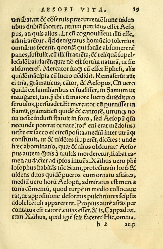 Scan 0023 of Aesopi Phrygis fabellae græce & latine