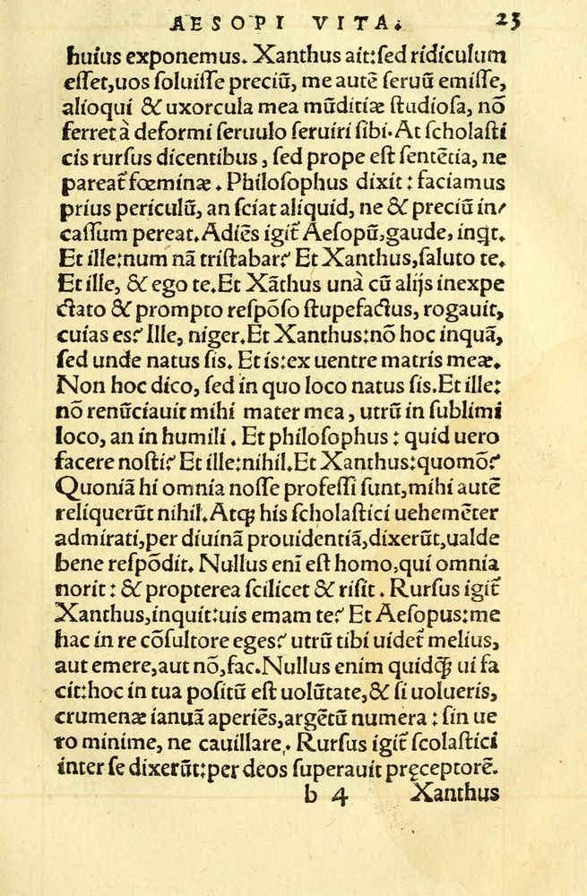 Scan 0027 of Aesopi Phrygis fabellae græce & latine