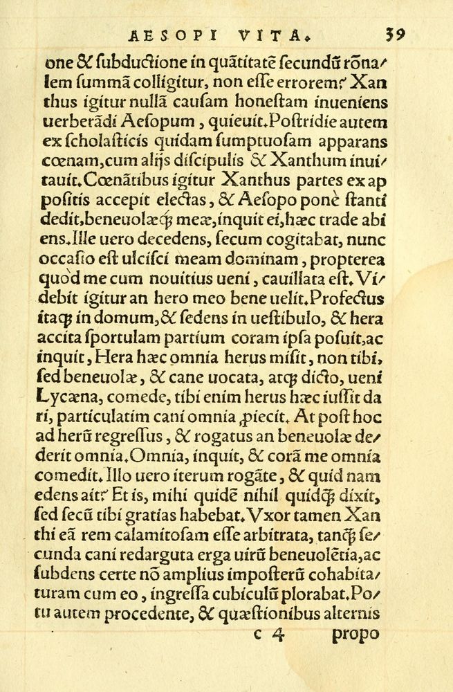 Scan 0043 of Aesopi Phrygis fabellae græce & latine