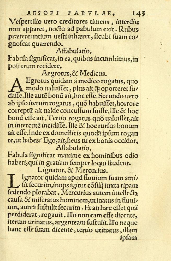 Scan 0147 of Aesopi Phrygis fabellae græce & latine