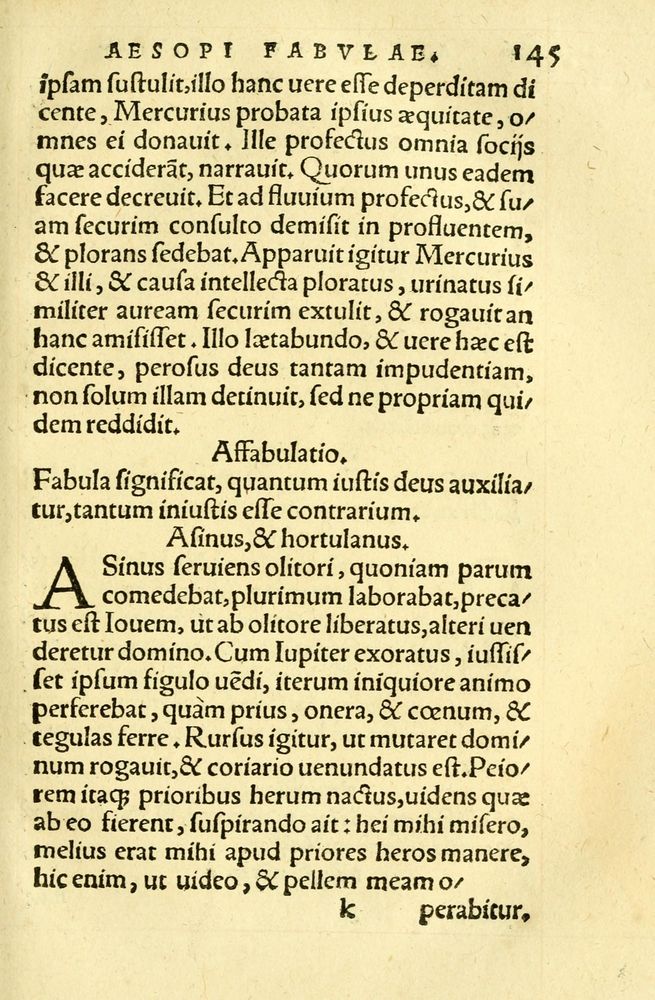 Scan 0149 of Aesopi Phrygis fabellae græce & latine