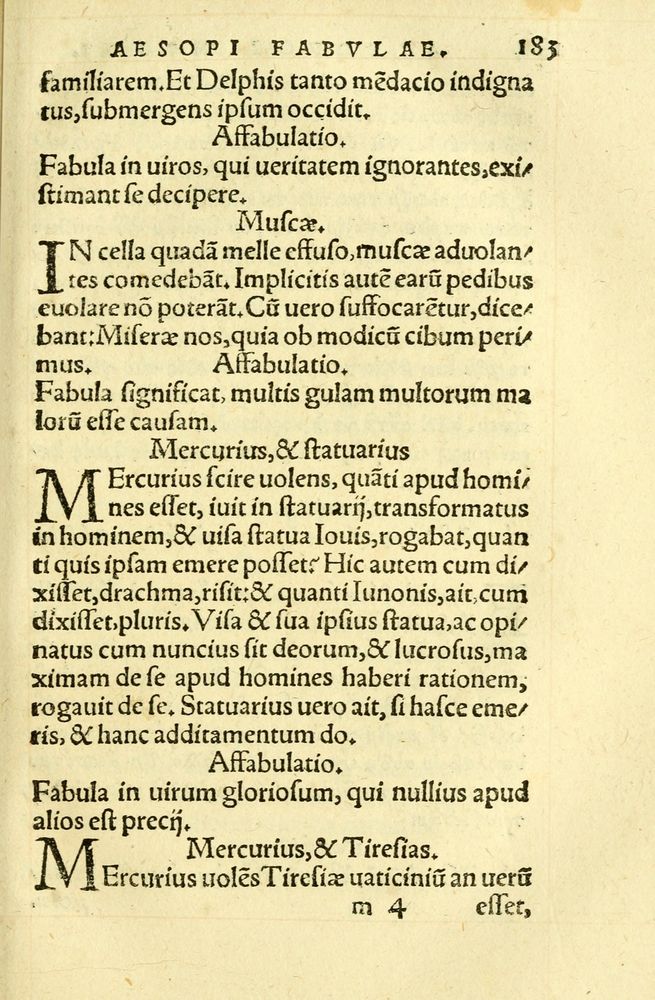 Scan 0187 of Aesopi Phrygis fabellae græce & latine