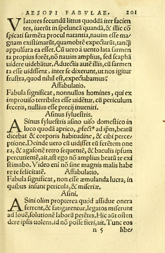 Scan 0205 of Aesopi Phrygis fabellae græce & latine