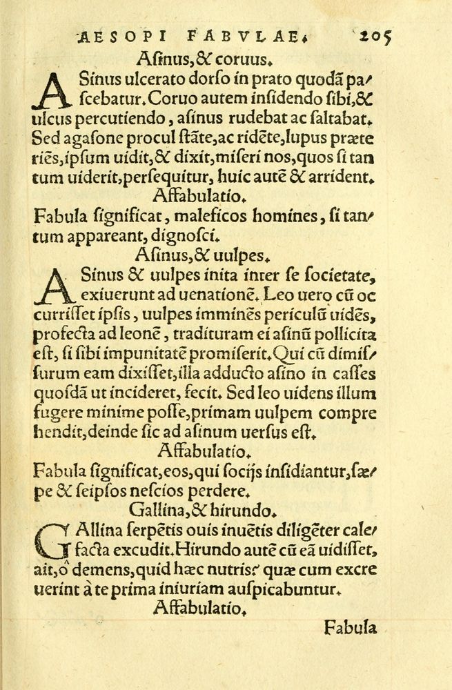 Scan 0209 of Aesopi Phrygis fabellae græce & latine