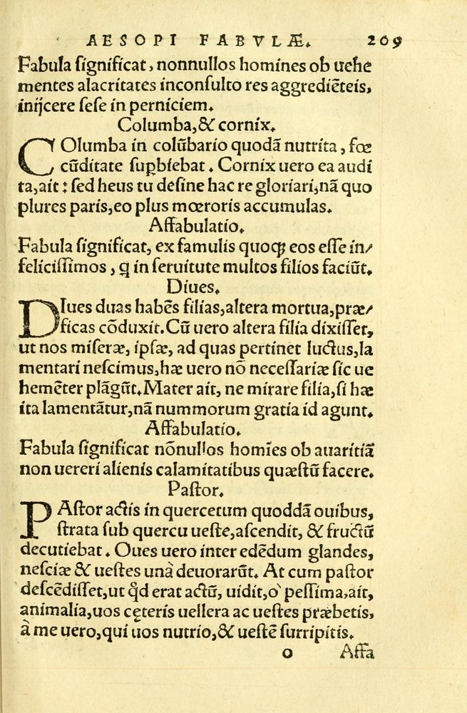 Scan 0213 of Aesopi Phrygis fabellae græce & latine