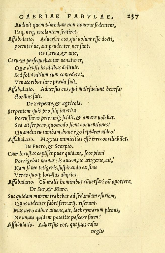 Scan 0241 of Aesopi Phrygis fabellae græce & latine