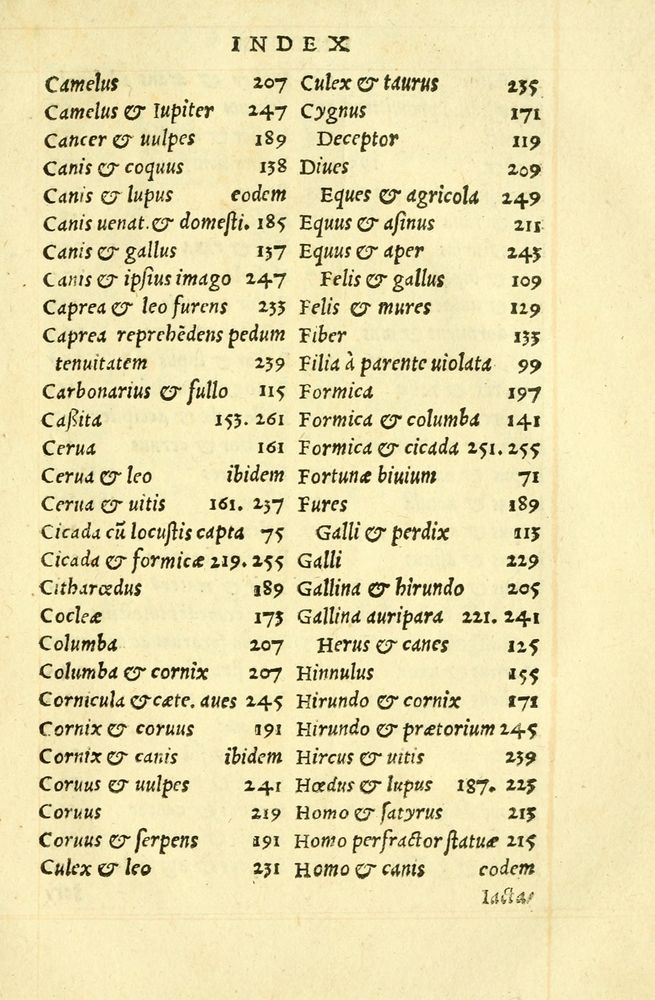 Scan 0369 of Aesopi Phrygis fabellae græce & latine